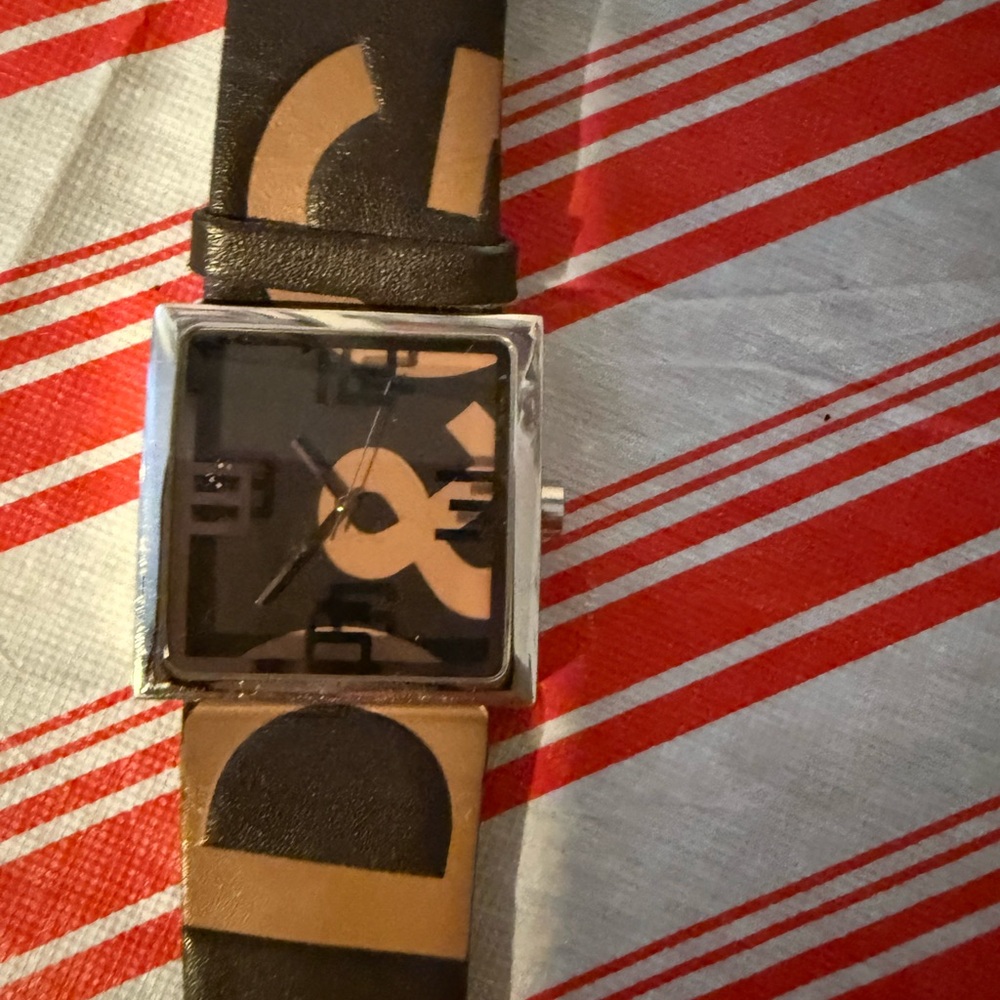 Rare/Vintage Stylish Brown and Tan Men's Dolce & Gabbana Watch